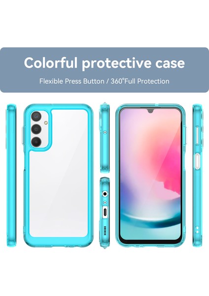Samsung Galaxy A24 Için 4g Tpu+Akrilik Telefon Kılıf Anti Drop Anti-Drop Telefon Koruyucu Kapak-Görevli Mavi (Yurt Dışından) fiyatları