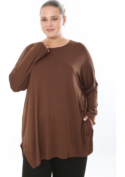Kadın Likralı Viskon Büyük Beden Tunik ( Göğüs Ölçüsü 150CM) modelleri