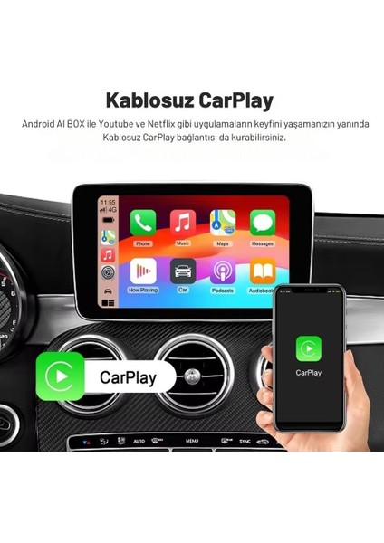 Audi A3 3in1 2-16GB Ai Box Hareket Halinde Video Izleme Youtube + Netflix + ANDROID13 fırsatları
