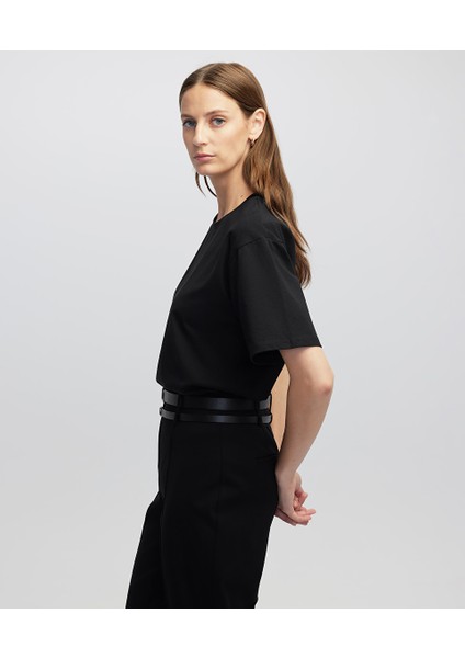 Bisiklet Yaka Basic Tişört IW6250070080001 modelleri