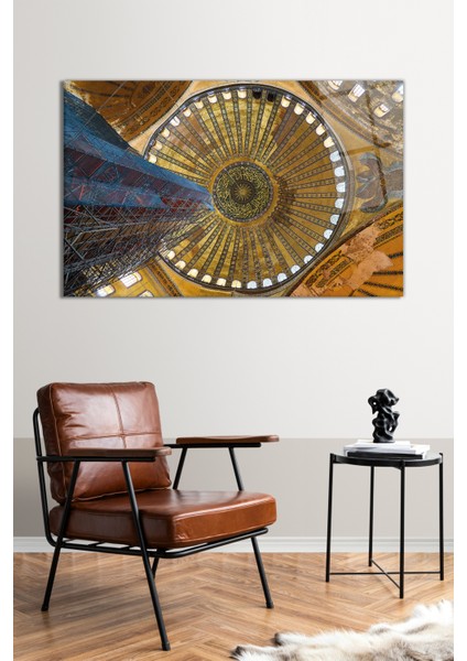 Istanbul Ayasofya Camii Cam Tablo, Modern Ev Ofis Dekoru, Hediyelik Duvar Dekorasyonu, Kırılmaz Cam fiyatları