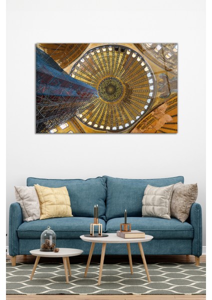 Istanbul Ayasofya Camii Cam Tablo, Modern Ev Ofis Dekoru, Hediyelik Duvar Dekorasyonu, Kırılmaz Cam modelleri