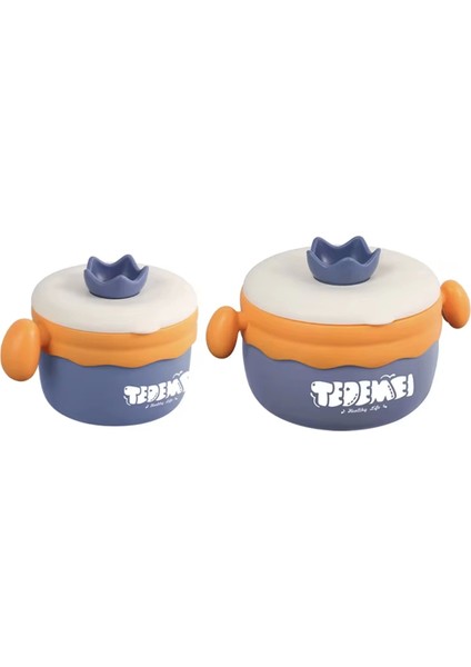 Paslanmaz Çelik Sızdırmaz Saklama Kabı Beslenme Kabı 260-500 ml Mor Ithal Ürün