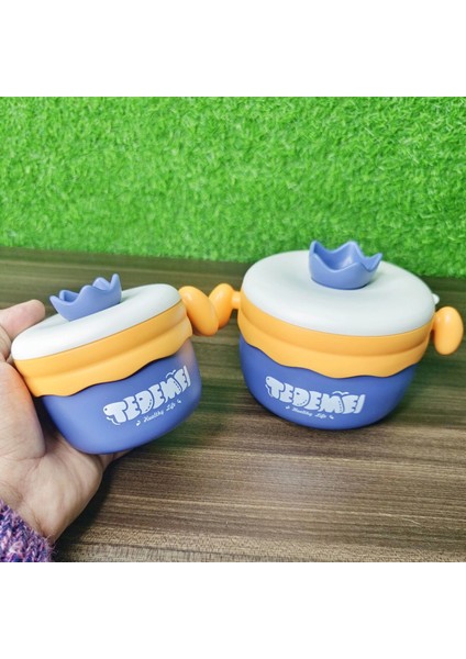 Paslanmaz Çelik Sızdırmaz Saklama Kabı Beslenme Kabı 260-500 ml Mor Ithal Ürün fiyatları