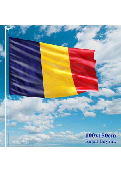 Çad Bayrağı Raşel Kumaş 100 x 150 cm