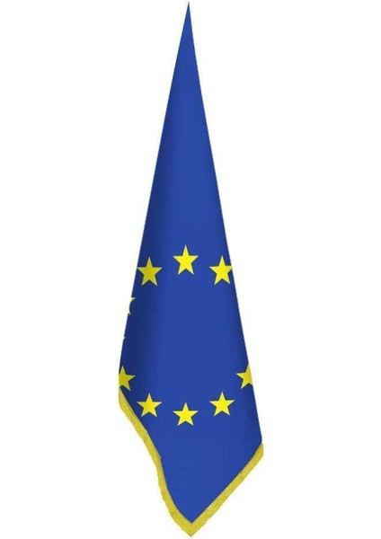 Avrupa Birliği ( Ab) Bayrak -Ofis -Makam-Toplantı Odaları - Saçaklı Makam Bayrağı