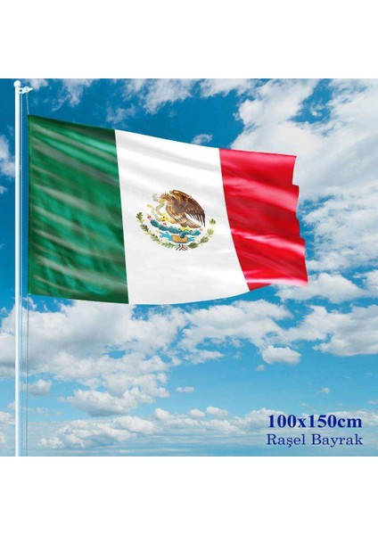 Meksika Bayrağı Raşel Kumaş 100 x 150 cm