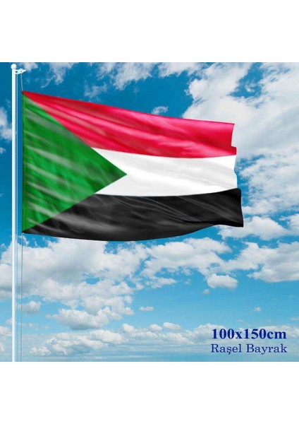 Sudan Bayrağı Raşel Kumaş 100 x 150 cm