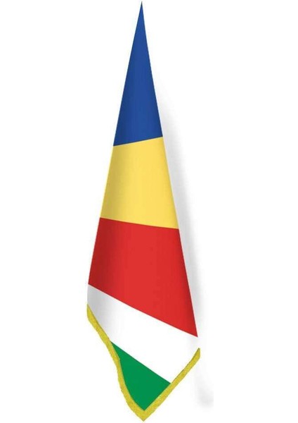 Seyşeller Bayrağı - Ofis-Makam-Toplantı Odaları - Saçaklı Makam Bayrağı