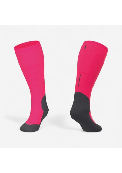 Wedze Yetişkin Kayak Çorabı - Pembe - 500