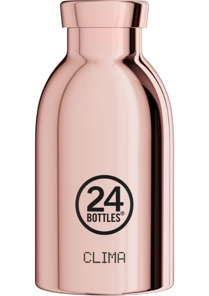 Clima Bottle Rose Gold Paslanmaz Çelik Termos 330 ml