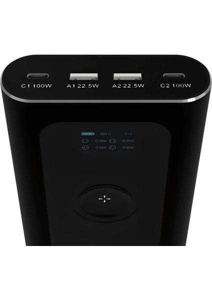 Uze U Bold 265W 27000 Mah Kablolu Kablosuz Powerbank Güç Kaynağı Typ-C Android USB Hızlı Çoklu Şarj indirimleri
