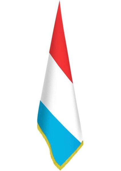 Lüksemburg Bayrağı - Ofis-Makam-Toplantı Odaları - Saçaklı Makam Bayrağı