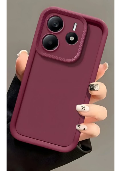 Xiaomi Redmi Note 14 4g Kılıf Kamera Korumalı Ananas Silikon Kapak