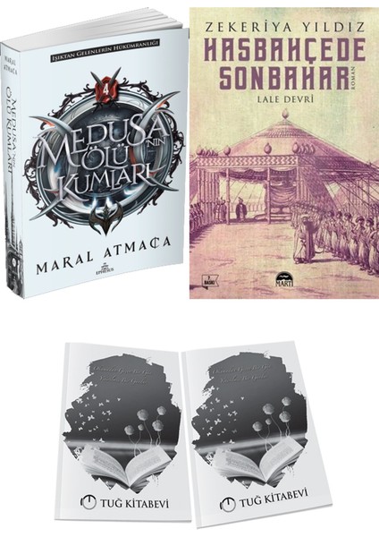 Hasbahçede Sonbahar: Lale Devri ve Ephesus Yayınları Medusanın Ölü Kumları 4 Maral Atmaca 2li Set + Hediyeli