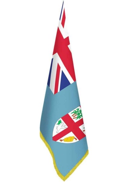 Fiji Bayrağı - Ofis - Makam -Toplantı Odaları - Saçaklı Makam Bayrağı