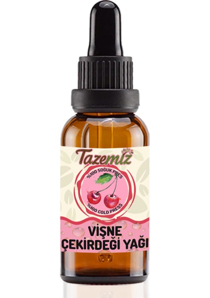 Vişne Çekirdeği Yağı Soğuk Sıkım 50 ml