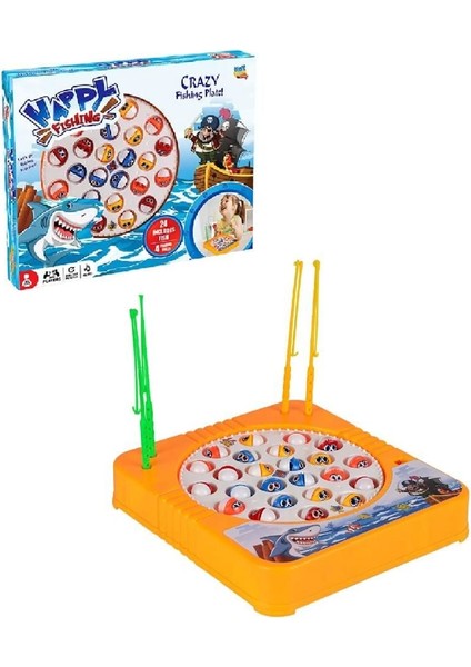 Pilli Müzikli Balık Tutma Oyunu Baby Shark Sarkılı Happy Fishing.|eğitici ve El Göz Koordinasyonu Gelişimini Destekleyen Ailecek Oynayabileceğiniz Eğlenceli Balık Yakalama Oyunu. fiyatları