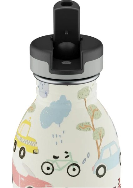 Kids Bottle Adventure Friend Pipetli Paslanmaz Çelik Çocuk Su Matarası 500 ml modelleri