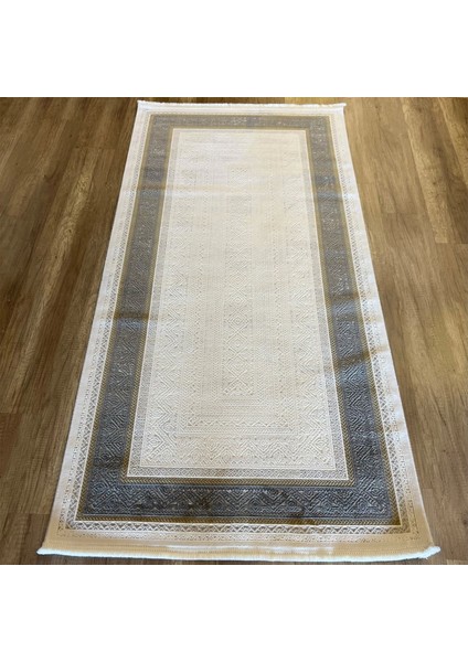 Valeria 1074 Bej Mikrofiber Antibakteriyel Modern Halı