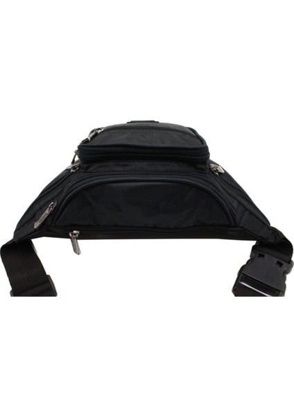 Şık Siyah Erkek Bel Çantası, Hafif ve Kullanışlı, Günlük Tarzınıza Uygun fırsatları