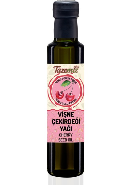 Vişne Çekirdeği Yağı Soğuk Pres 250 ml