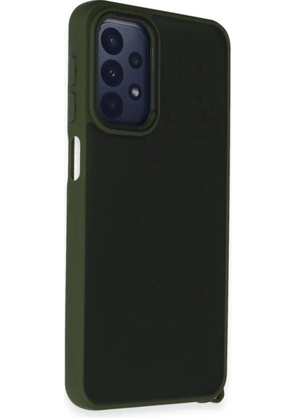 Samsung Galaxy A23 4g Kılıf Elegant Kapak - Yeşil