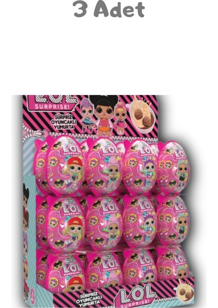 Lol Bebek Sürpriz Yumurta (17,5 Gr) 3 Adet