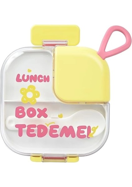 Paslanmaz Çelik Sızdırmaz Kaşıklı Saklama Kabı Beslenme Kabı 600 Ml. Pembe Ithal Ürün fiyatları