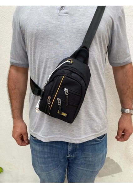 Şık ve Kullanışlı Kadın Erkek Çapraz Çanta, Siyah Renk, Rahat Taşıma Sağlar fırsatları