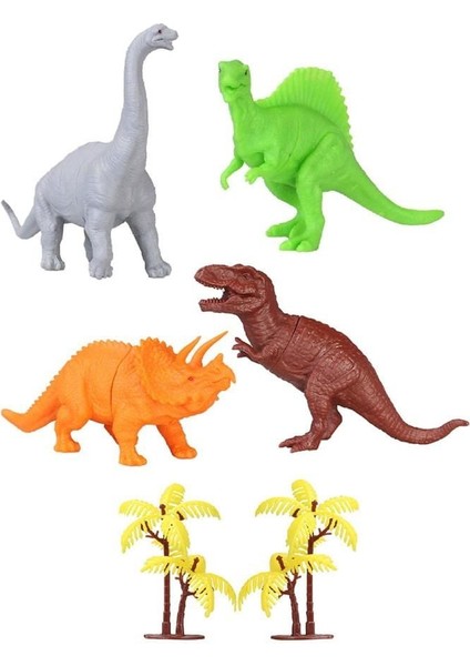 6 Parça Dinozor Figür Seti 14-18 cm SKU713 indirimleri