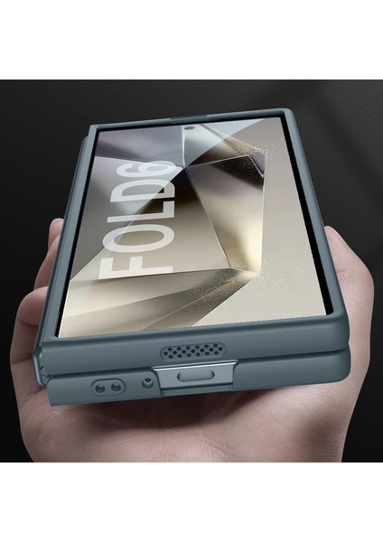 Samsung Galaxy Z Fold6 5g Kılıf Darbeye Dayanıklı Sert Pc Katlanır Telefon Kapağı (Ön Ekran Filmi Yok)-Yeşil (Yurt Dışından) fırsatları