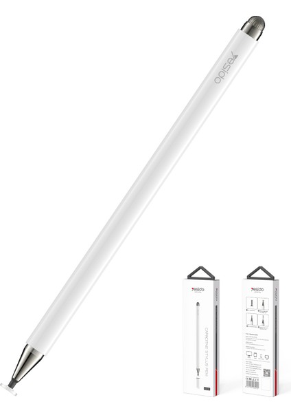 Yesıdo ST02 2'si 1 Arada Disk+Mesh Fiber Ucu Tüm Kapasitif Dokunmatik Ekranlar Için Yüksek Hassasiyetli Stylus Kalem Cep Telefonları Tabletler Dizüstü Bilgisayarlar (Yurt Dışından)