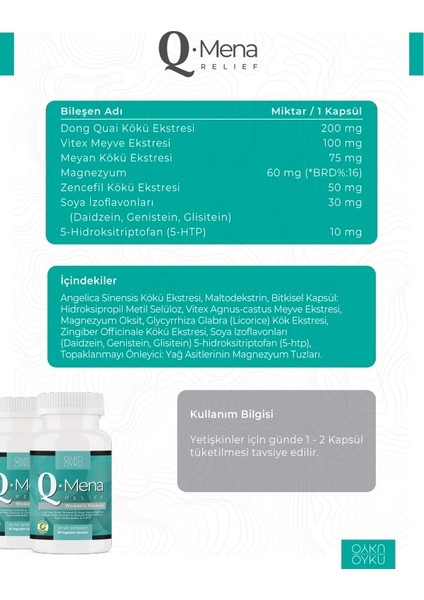 Q-Mena 30 Kapsül – Kadın Menopoz Dönemi Desteği-2 KUTU modelleri