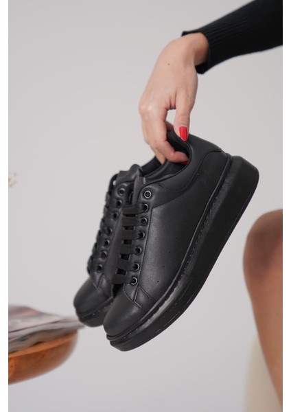 Elvex Kadın Klasik Sneaker Spor Ayakkabı - Siyah fırsatları