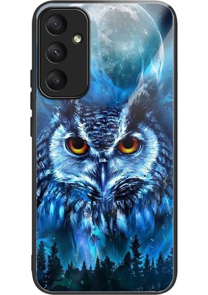 Samsung Galaxy A33 5g Kılıf Desenli Baskılı Temperli Cam Tpu Telefon Kapak-Stil K (Yurt Dışından)