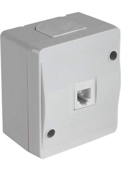 2150 125 0203 Telefon Priz 1XRJ12 Gri