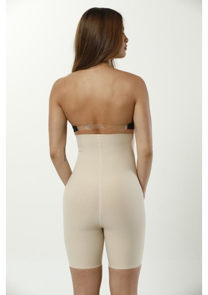 Kadın Ten Lazer Kesim Yüksek Bel Paçalı Korse fiyatları