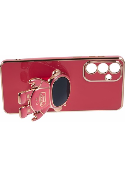 Samsung Galaxy A35 5g Kılıf Galvanik Yumuşak Tpu Telefon Kapağı Astronot Gizli Kickstand-Kırmızı (Yurt Dışından) fırsatları