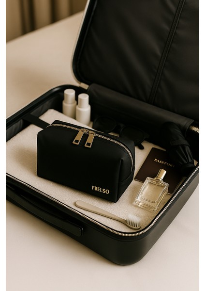 Mini Makyaj Çantası Çok Bölmeli Seyahat Kozmetik Organizeri indirimleri