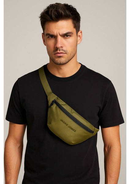 Erkek Haki Bel Çantası, Şık ve Pratik Tasarım, Günlük Kullanım Için Uygun fiyatları
