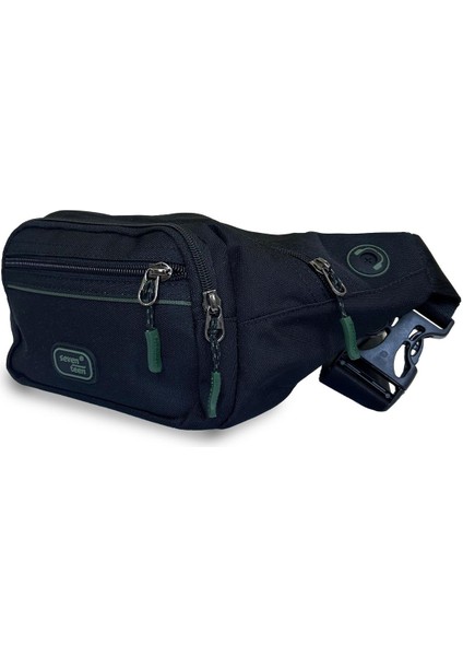 Şık Siyah Bel Çantası, Kullanışlı ve Hafif Tasarım indirimleri