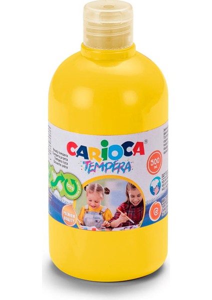 Tempera Suluboya Süper Yıkanabilir - 500 ml Parmak Boya - Sarı