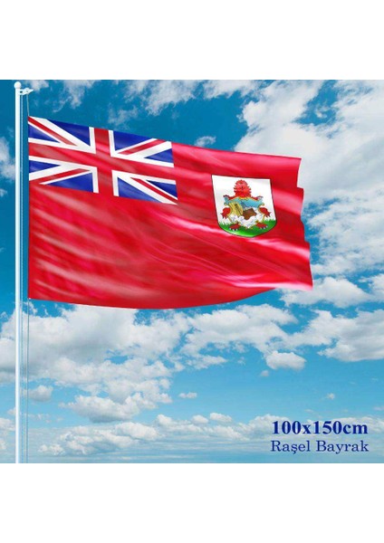 Bermuda Bayrağı Raşel Kumaş 100 x 150 cm