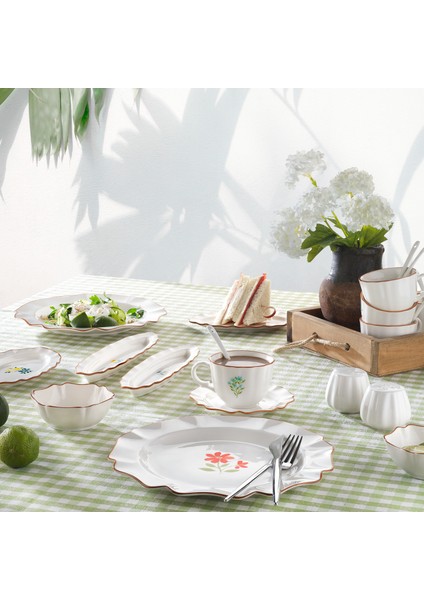 Fiora Kahvaltı Takımı 32 Parça-Çiçekli