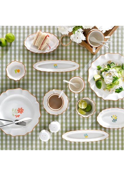 Fiora Kahvaltı Takımı 32 Parça-Çiçekli fiyatları