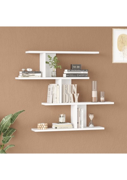 Wall 24 Duvar Rafı Beyaz WAL24-W fiyatları