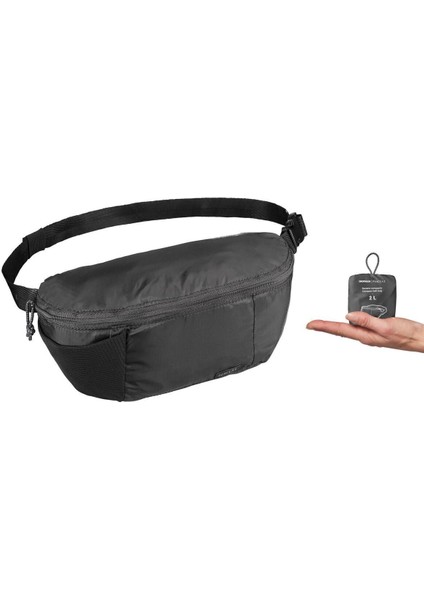 Siyah Bel Çantası, 2 Litrelik, Şık ve Kullanışlı Seyahat Aksesuarı indirimleri