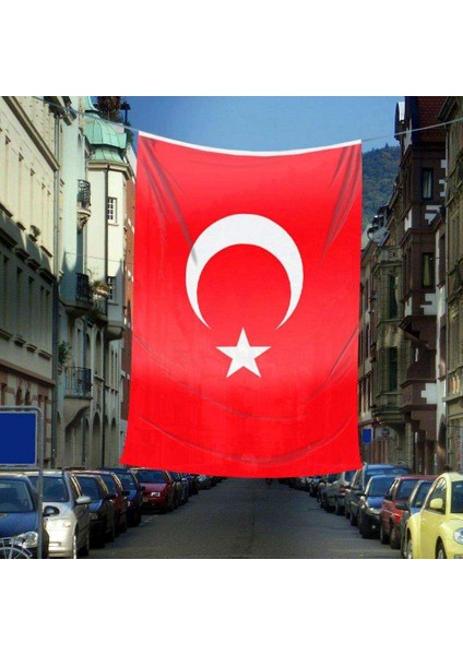 Türkiye Bayrağı - Bayrak - 600 Cm. x 900 cm -6x9 Metre Alpaka Kumaş