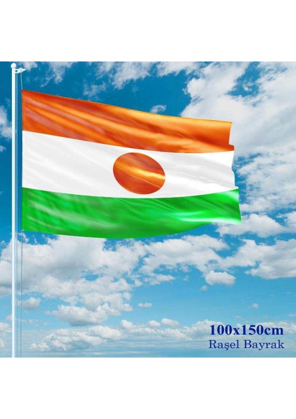 Nijer Bayrağı Raşel Kumaş 100 x 150 cm